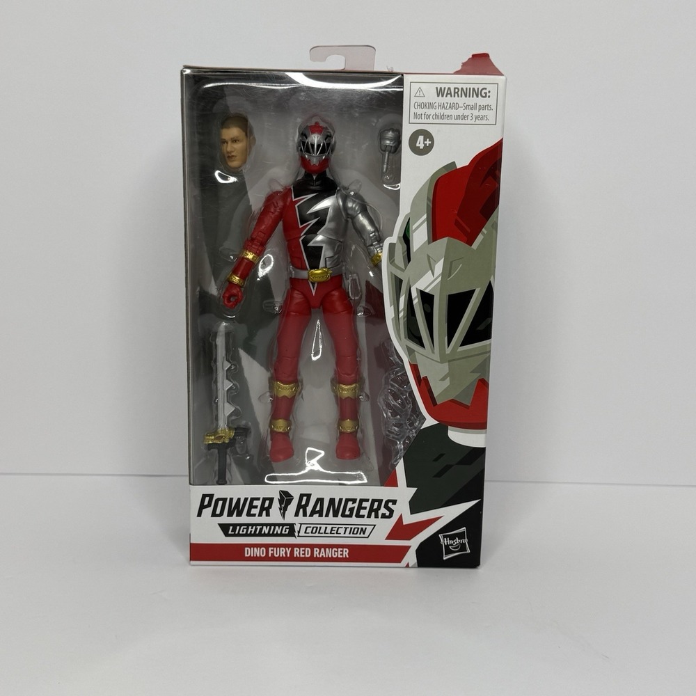 Power Rangers Lightning Collection Dino Fury Red Ranger 6 Inch Figure Hasbro NIB